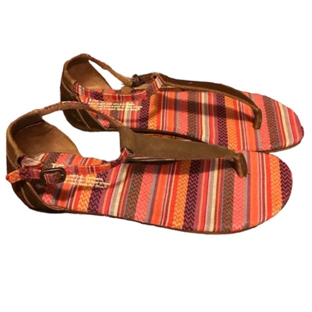 Toms Multicolored Thong Sandals